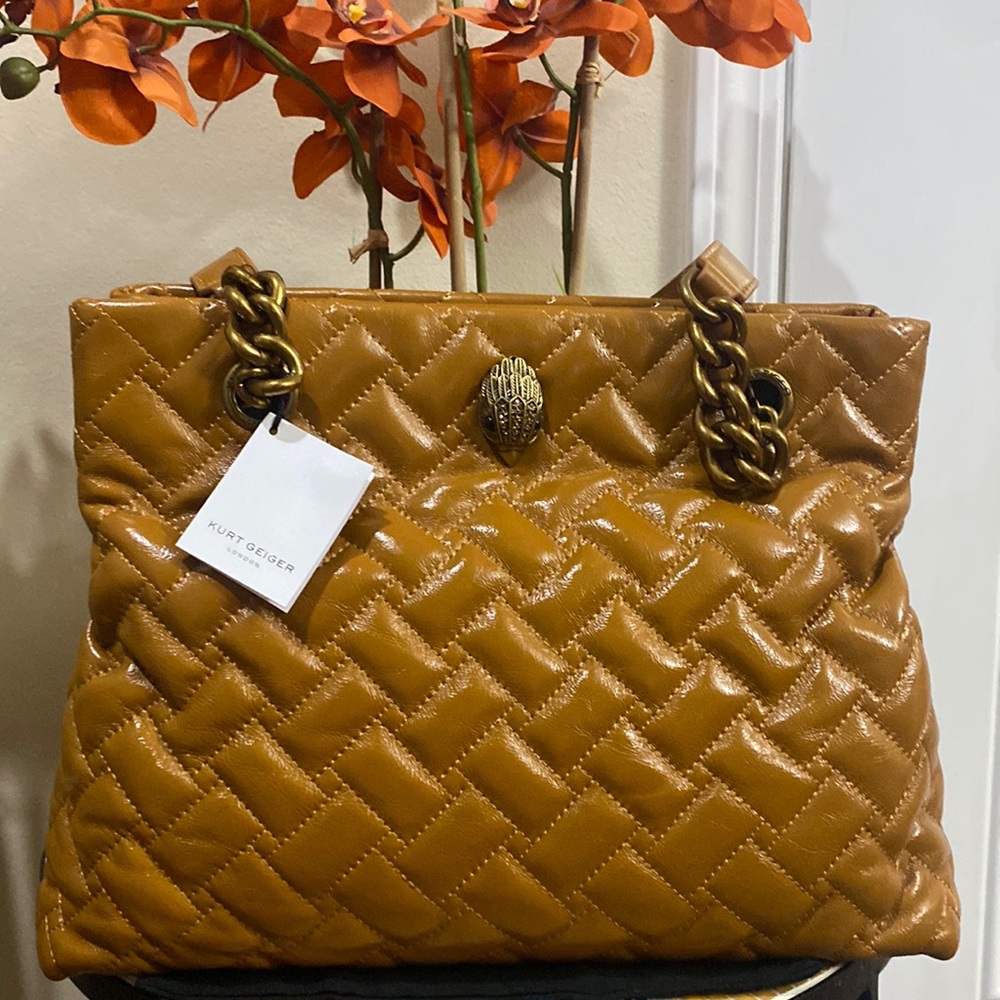 Kurt Geiger Kensington Quilted Leather Tote